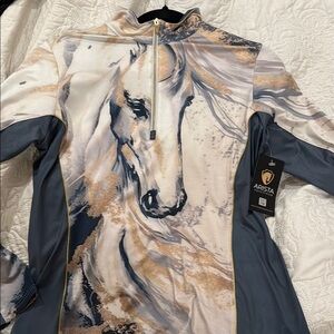Arista Equestrian Print Jacket